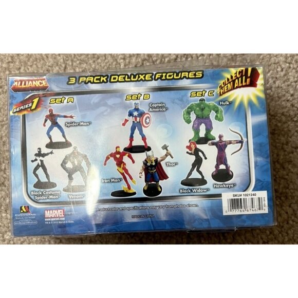Marvel Miniature Alliance Monogram Captain America Thor and Ironman NIB - Picture 2 of 3